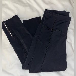 Lululemon Fast and Free High-Rise Crop 19” Black